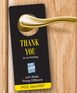 DOOR HANGERS </br> SAME OR NEXT DAY